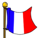 France (drapeau flottant)